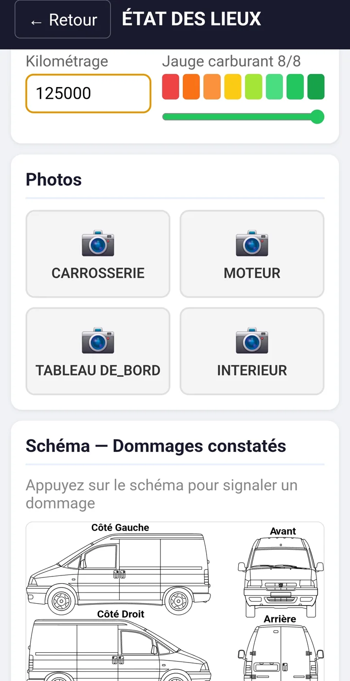 Application WOBcars — état des lieux d'un utilitaire