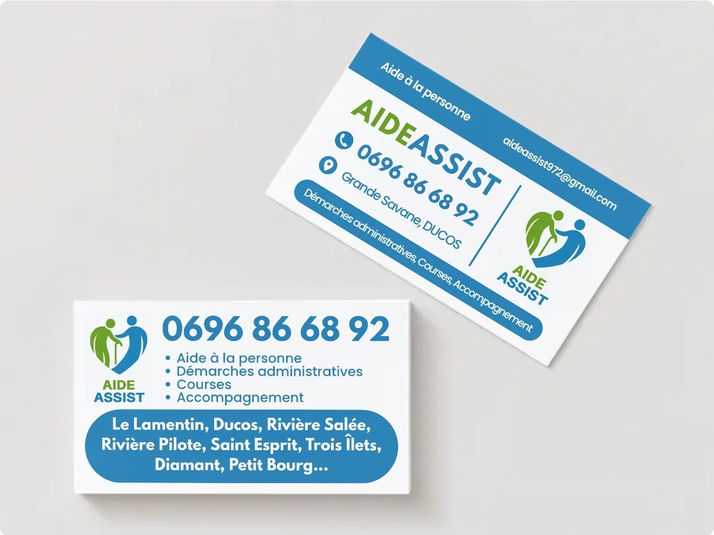 Cartes de visite Aide Assist