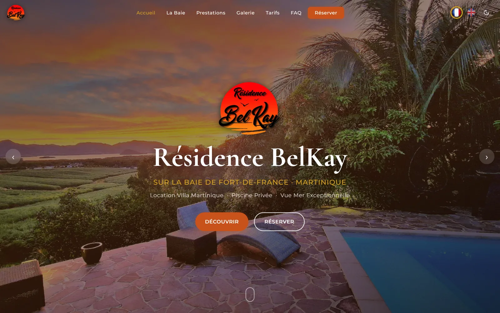 Site Résidence BelKay — location villa Martinique